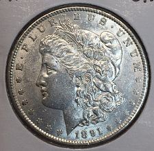 1891 Morgan Silver Dollar Coin Value Prices Photos Info