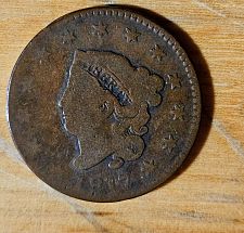 1817 P Coronet Liberty Head Large Cents 13 Stars Matron Early