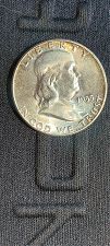Buy 1955 silver " BUGS BUNNY " FRANKLIN HALF DOLLAR. BU!!