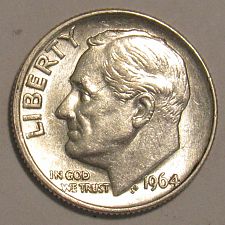 Buy 1964 P Roosevelt Dime, BU