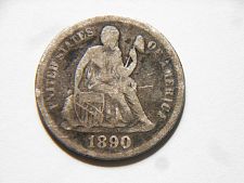 1890 Seated Liberty Dime Coin Value Prices, Photos & Info