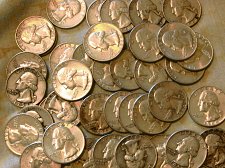 Buy 94 washington Quarters, all1960's, VF to mint