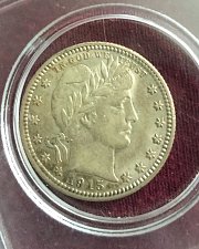 Buy 1915 D Barber Quarter inherited from my stepdad