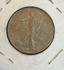 Buy 1945  walking liberty half dollar (90% silver)