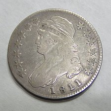 Buy 1811 Capped Bust Half Dollar - Small 8 - Nice Coin!