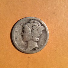 Buy 1925-s mercury dime  circulated