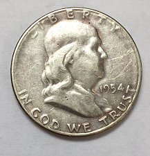 Buy 1954 Franklin Half Dollar