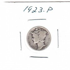 Buy 1923 P Mercury Dime - Circulated Coin