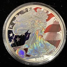 2004 W American Silver Eagle Bullion Coin Bullion (No Mint Mark