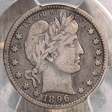 1896 O Barber Quarter Coin Value Prices, Photos & Info