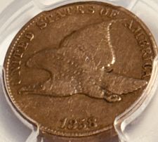 1858 Flying Eagle Cent Large Letters Flying Eagle Penny Coin Value