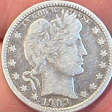 1903 Barber Quarter Coin Value Prices, Photos & Info