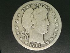 1914 Barber Quarter Coin Value Prices, Photos & Info