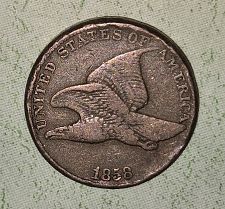 1858 Flying Eagle Cent Large Letters Flying Eagle Penny Coin Value