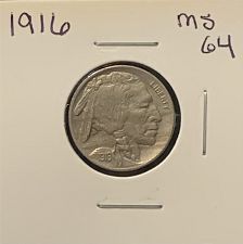 1916 Buffalo / Indian Head Nickel Coin Value Prices, Photos & Info