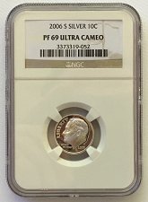 1963 Proof Roosevelt Dime certified PF 67 Ultra Cameo by NGC!