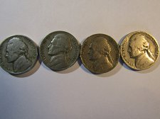 Buy 1938-D,1941-P,1941-D &1942-P Jefferson Nickels-Last chance /////
