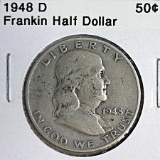 Franklin Half Dollars - Price Charts & Coin Values