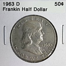 1963-D Franklin Half Dollar