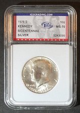 America Moneta Mezzo Dollaro Del 1976 Kennedy Bicentenario - Foto 3