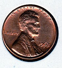 1963-D LINCOLN MEMORIAL CENT #16