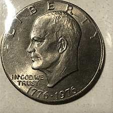 IKE 1971 DOLLAR Eisenhower FROM hoard
