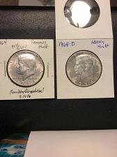 Buy 1964 P and D Kennedy Half Dollar Combo
