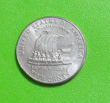 2004 D Keelboat Jefferson Nickel Roll with Lewis and Clark Stamp