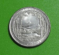 2013-P 25C White Mountain New Hampshire National Parks America Beautiful Quarter