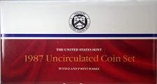 1987 P and D United States Mint Uncirculated Coin Set