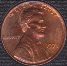 1971-D UNC LINCOLN MEMORIAL CENT #5