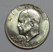 1974 P EISENHOWER DOLLAR Circulated