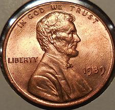 BU ROLL OF 1989-P CENTS