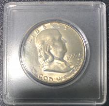 Brilliant Uncirculated 1955-P Franklin Half Dollar #24685