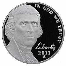 2011-S Jefferson Nickel Gem Proof Uncirculated