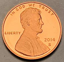 2014-S San Francisco Mint Lincoln Shield Cent Proof