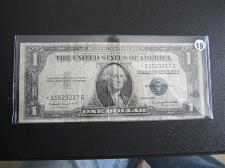 ** 1935 One Dollar Star Note Silver Certificate 1 Well Circulated Star Bill **