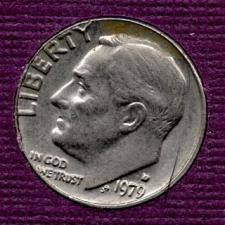 1979 P Roosevelt Dime In Mint Cello