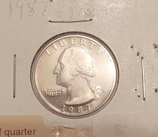 FREE SHIPPING 1987-S Proof Washington Quarter Coin PCGS PR69DCAM