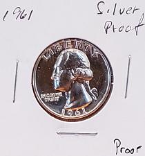 1961,1962,1963,1964 PROOF WASHINGTON QUARTERS