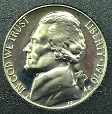 1970-S BRILLIANT UNCIRCULATED JEFFERSON/<SCARCE NICKEL/>!