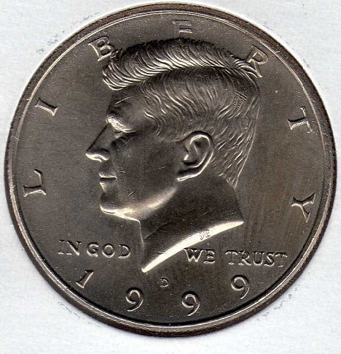 1999 D Kennedy Half Dollars 
