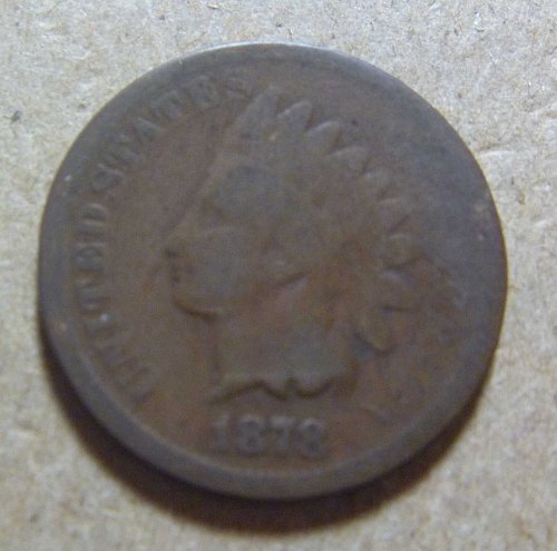 1878 Indian Head Cent Small Cent (#02)