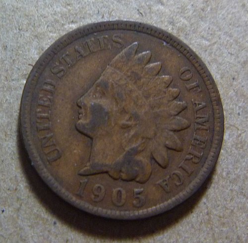 1905 Indian Head Cent Small Cent (#02)