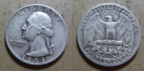 1953-D Washington Quarter (#04)