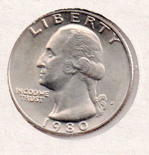 1980d BU Washington Quarter 