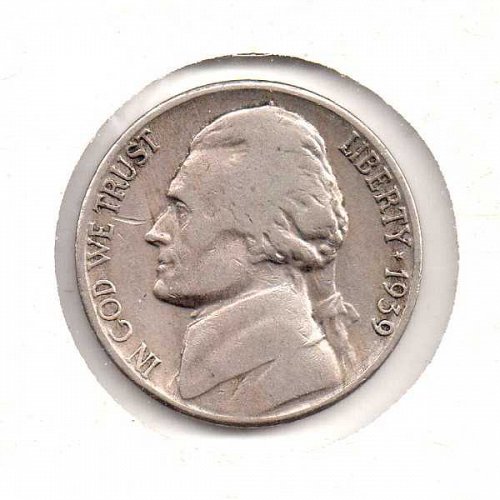 1938 s Jefferson Nickel 