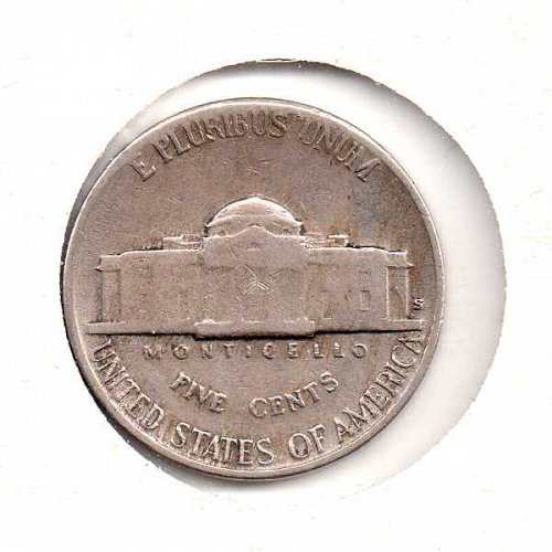 1938 s Jefferson Nickel 
