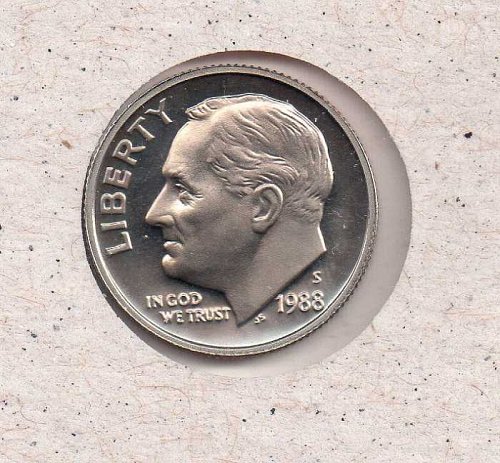 1988 s Roosevelt Dime - Proof