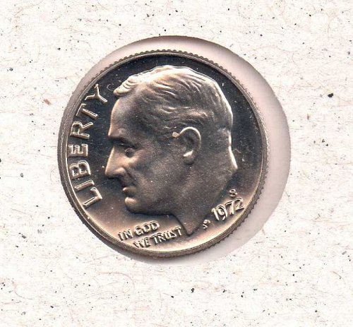 1972 s Roosevelt Dime  - Proof - #3